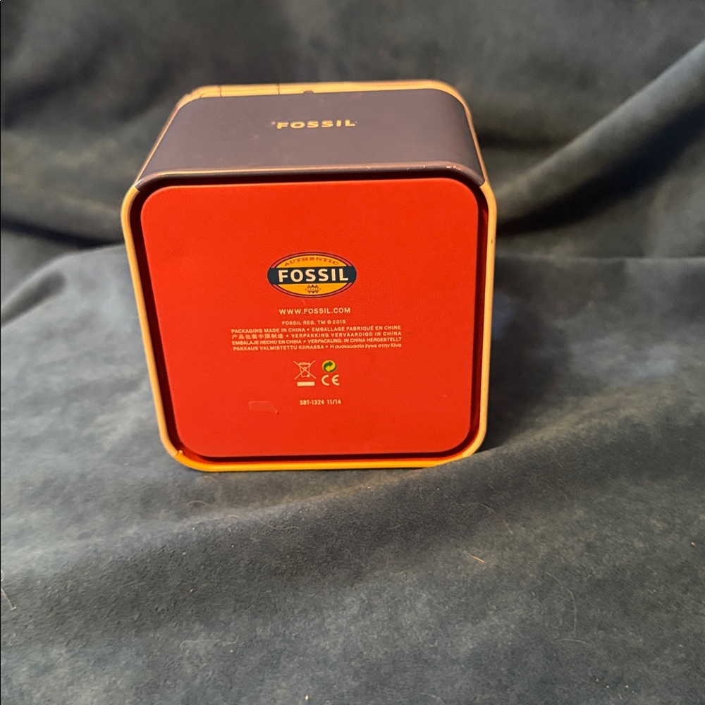 Fossil Multicolor Abstract Tin Box - Picture 4 of 4